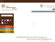Tablet Screenshot of keeppabeautiful.org